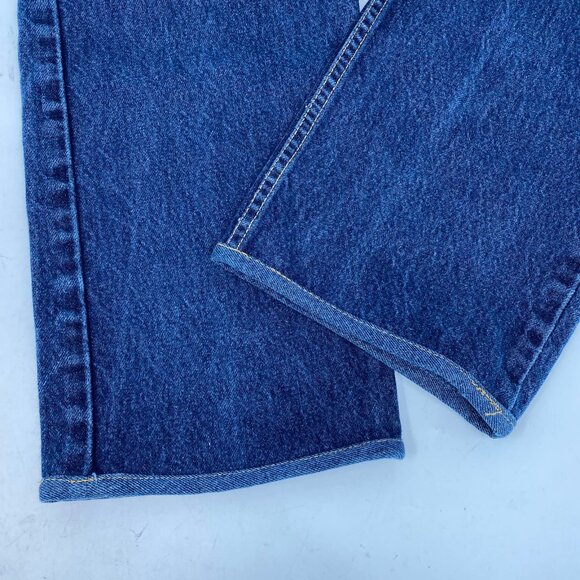 Levi's 505 Dark Wash Straight Leg Jeans | Size 36 Regular - Picture 8 of 9